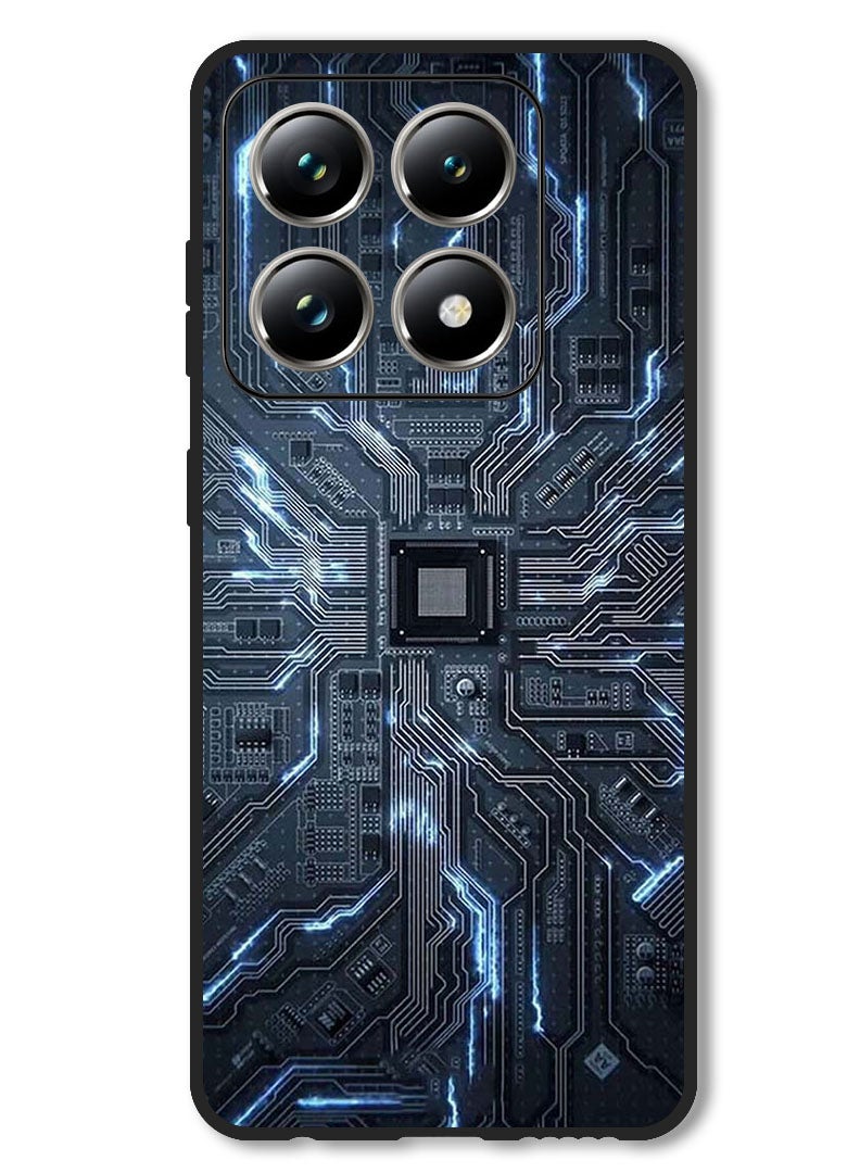 Theodor Case Compatible with Xiaomi 14T Protection Shockproof Bumper Cover Hardware Circuit - Image 1