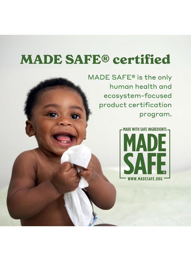 CABOO مناديل كابو للأطفال، مصنوعة من فسكوز البامبو، مكونات معتمدة آمنة، مناديل أطفال غير معطرة جيدة للبشرة الحساسة، 72 منديل في عبوة السفر، إجمالي 216 منديل مبلل - Image 5