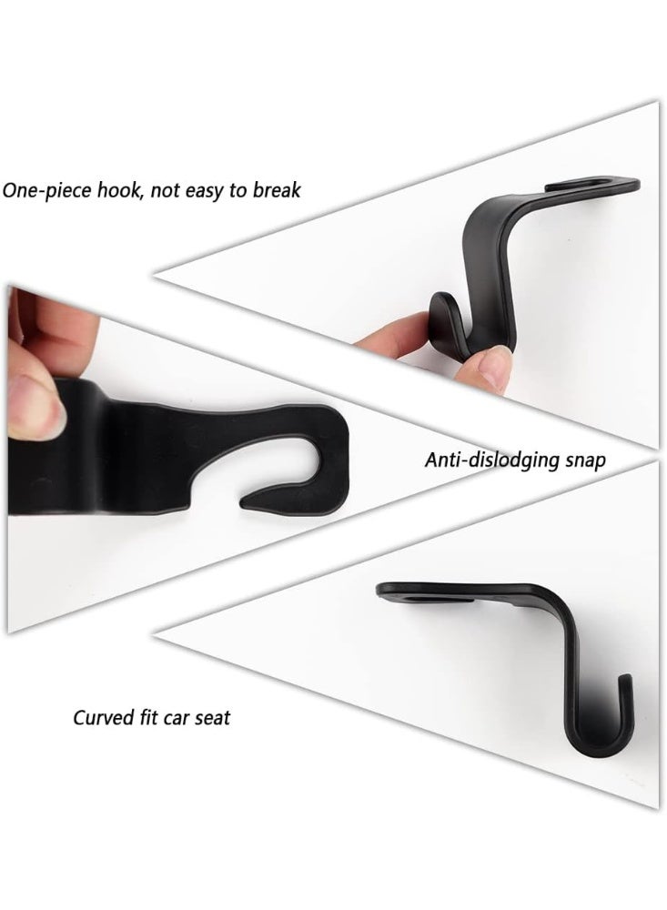 Car Hooks – Durable Headrest Hooks for Car | Car Purse Hook Holds Bags, Groceries & Essentials | Purse Hooks for Car That Don't Slip | Must-Have Car Hanging Accessories – 4-Pack, Easy Install - Image 5