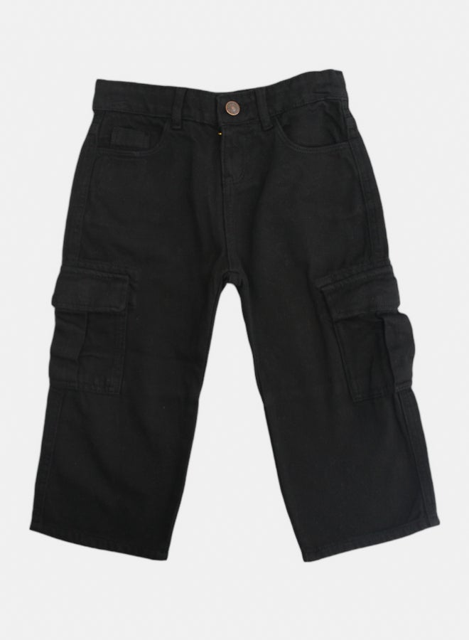 Solang Plain Comfy Cargo Pants - Image 1