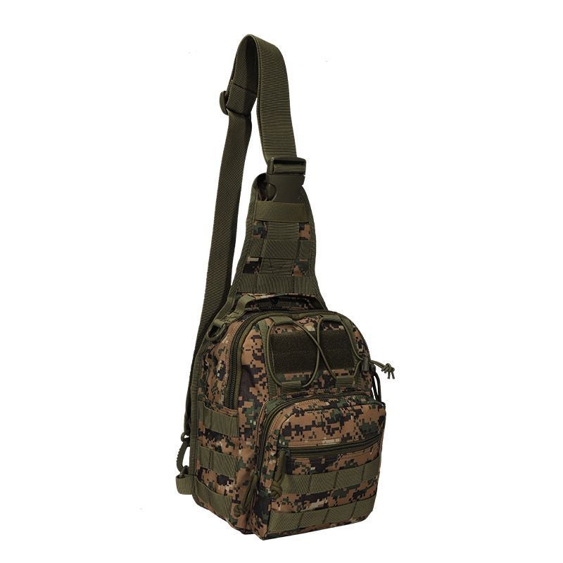 Camo Oxford Cloth 600D Encrypted Extra-Large Camouflage Chest Bag Shoulder Bag Outdoor Bag Crossbody Bag Tactical Small Chest Bag - Image 1
