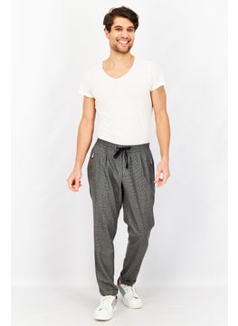 THE KOOPLES Men Regular Fit Gingham Chino Pants, Black  - Image 4
