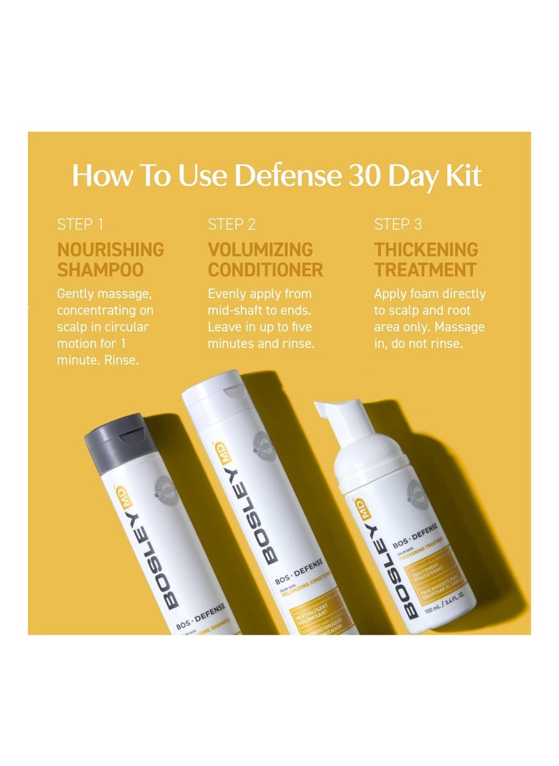 BOSLEYMD Bosdefense Kit For Hair Thinning Prevention (Color Safe), Starter Size (30 Days)  - Image 4