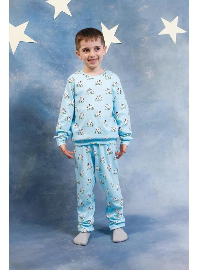 Perendi Boy's 100% Cotton Pajama Set