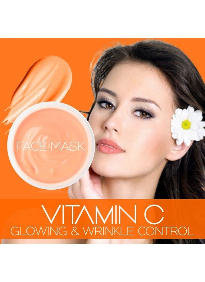 Pink Root Vitamin C Face Mask Antiaging Vitamin C Clay Mask For Rough Skin Clogged Pores Wrinkles Dark Spots For All Skin Type 100Gm  - Image 4