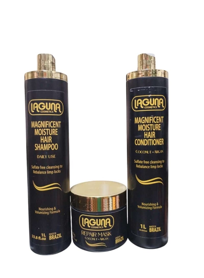 Laguna Hair Care Set for Post-Protein Care 1000ml - Image 1