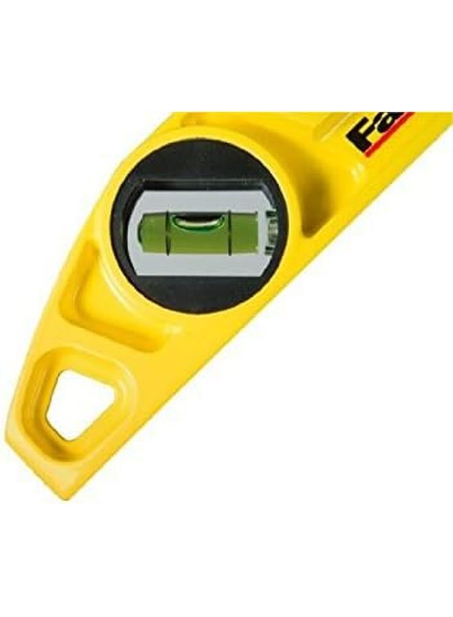 Stanley Fatmax Torpedo Magnetic Level Aluminium 25Cm 3 Vials Yellow  - Image 2