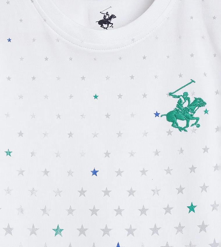 Beverly Hills Polo Club  Boys Printed T-shirt for Men | Best Price UAE