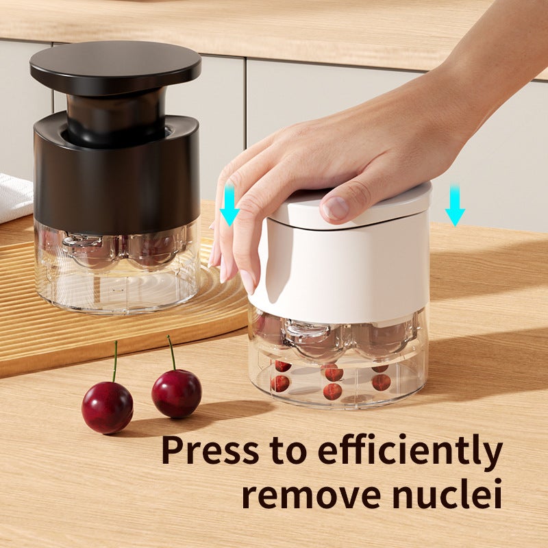 7-Hole Press-Type Cherry Pitter, Kitchen Corer Tool - Image 2