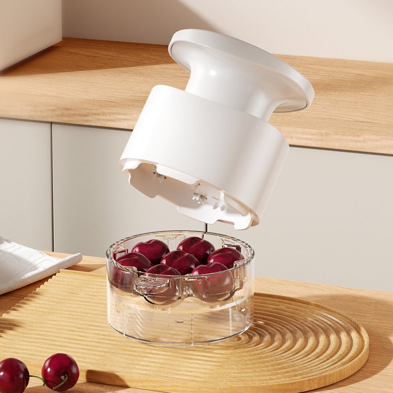 7-Hole Press-Type Cherry Pitter, Kitchen Corer Tool - Image 5