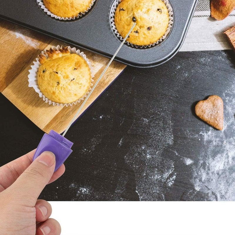 Cake Tester Stainless Steel Baking Tester Cake Testing Probe Baking Cake Tester Needle Sticks Cake Tester Needle Cake Tester For Baking Stick Tester For Bread Pastry Biscuit Cake Baking Tools - Image 1