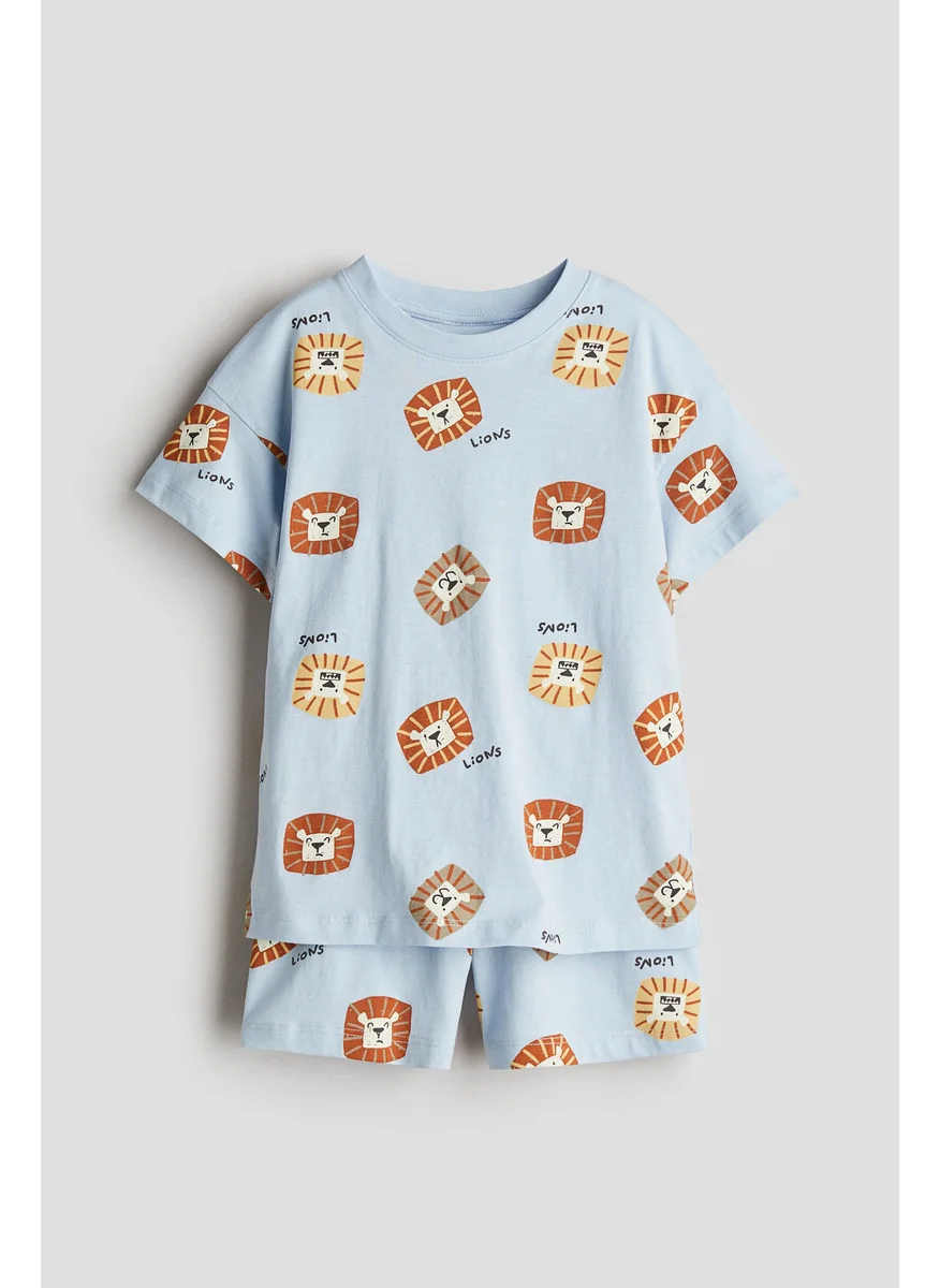H&M Printed Jersey Pyjamas