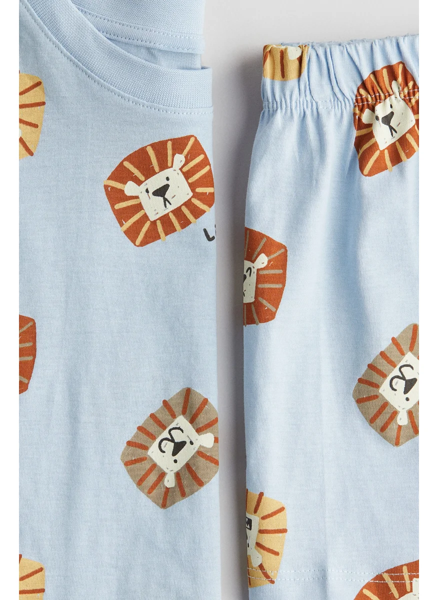H&M Printed Jersey Pyjamas