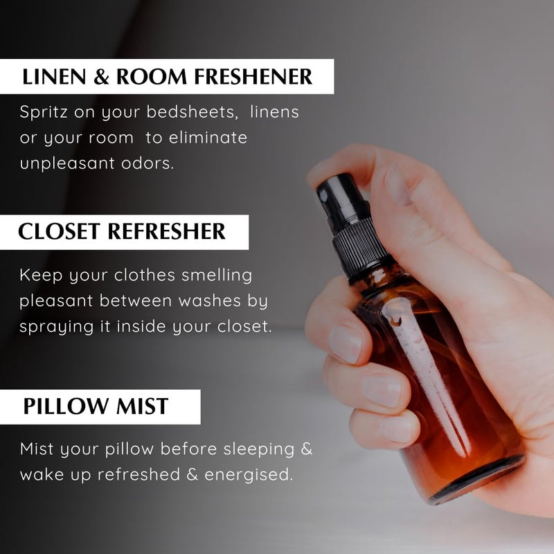 Aromafume Aromafume Peppermint Room Linen Pillow Spray100Ml338 Fl OzWith Pure Peppermint Essential OilAromatherapy Spray For Relaxation Sleep Stress ReliefMist For Bedding Fabrics  - Image 5