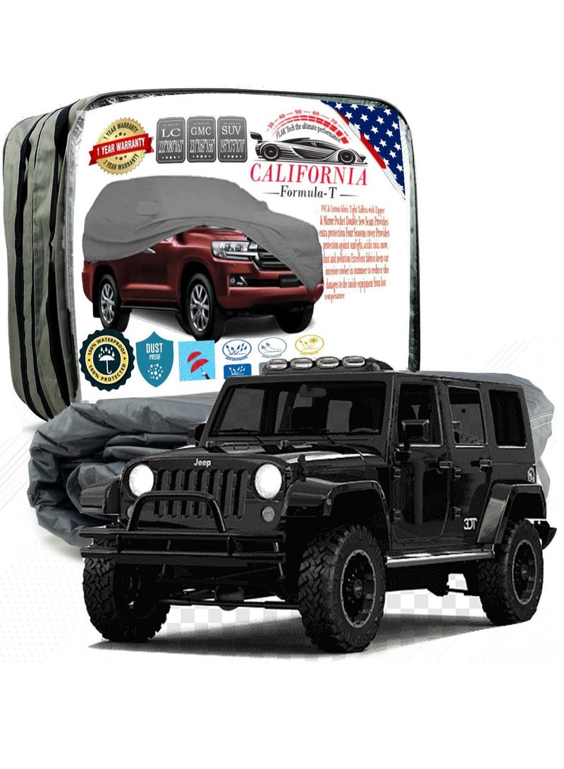 California formula-T California Car body Cover  compatible  with Jeep Wrangler Unlimited