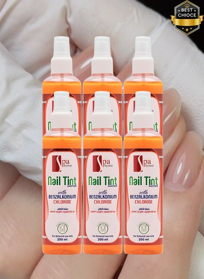 سبا سيستم 6 قطع صبغة أظافر بكلوريد البنزالكونيوم 250 مل - Image 1