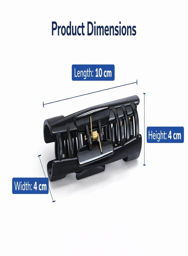 إيثيو مشابك شعر على شكل فراشة من السيليكون من إيثيو للفتيات والسيدات | مشابك صغيرة ناعمة مانعة للانزلاق | إكسسوارات شعر سوداء لطيفة للأطفال | قبضة قوية ومريحة للاستخدام اليومي (2، أسود) - Image 5