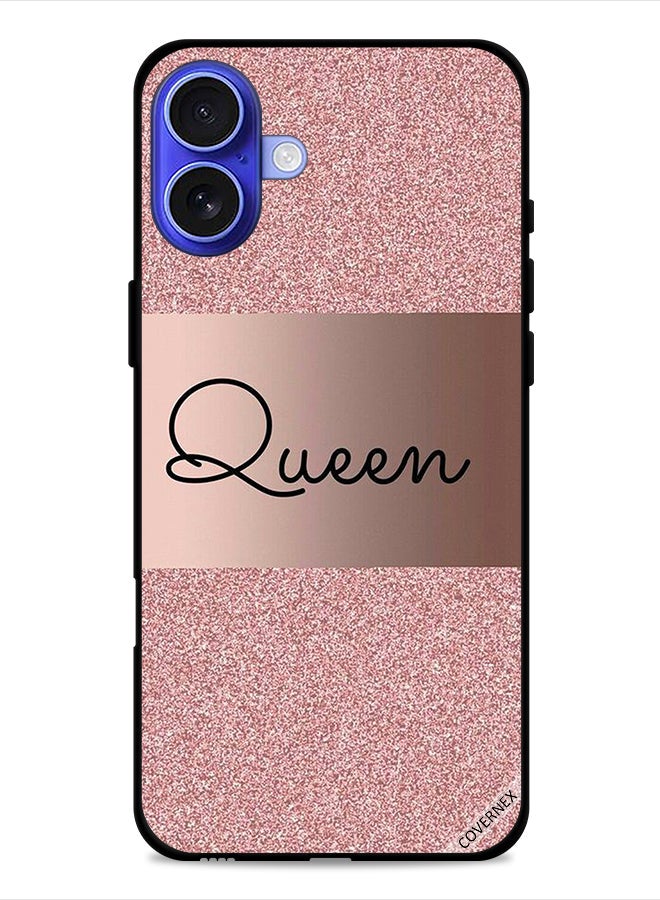 Covernex Apple iPhone 16 Plus Protective Case Cover Queen Glitters Background - Image 1