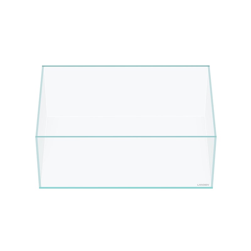 LANDEN 45S 5.4 Gal Shallow Tank, Shallow Fish Tank, Rimless Low Iron Tank W17.7Ã—D11Ã—H7.1 in(45x28x18cm); 5mm Thickness Aquascape Fish Tank, Black Leveling Mat Included - Image 5