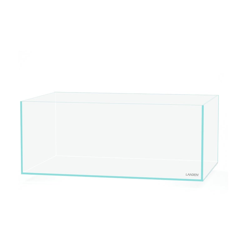 LANDEN 45S 5.4 Gal Shallow Tank, Shallow Fish Tank, Rimless Low Iron Tank W17.7Ã—D11Ã—H7.1 in(45x28x18cm); 5mm Thickness Aquascape Fish Tank, Black Leveling Mat Included - Image 4