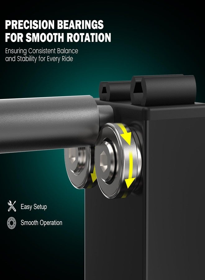 Tanfix Motorcycle Wheel Balance Stand, Heavy-Duty Single-Axle Wheel Balancing Tool for Static & Dynamic Tire Alignment - Image 2