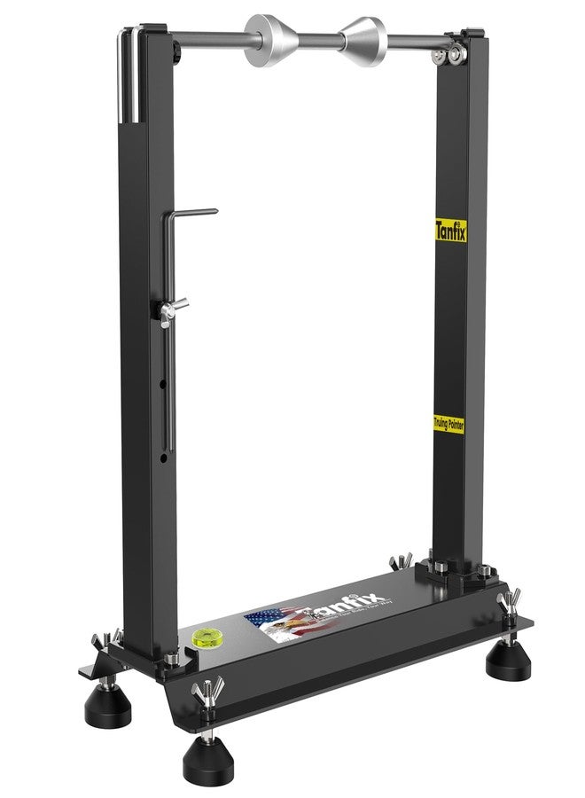 Tanfix Motorcycle Wheel Balance Stand, Heavy-Duty Single-Axle Wheel Balancing Tool for Static & Dynamic Tire Alignment - Image 1