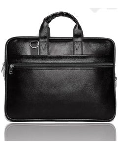 Bagneeds Men's Black Synthetic Leather Briefcase Best Laptop Messenger Bag Satchel for Men  - Image 2