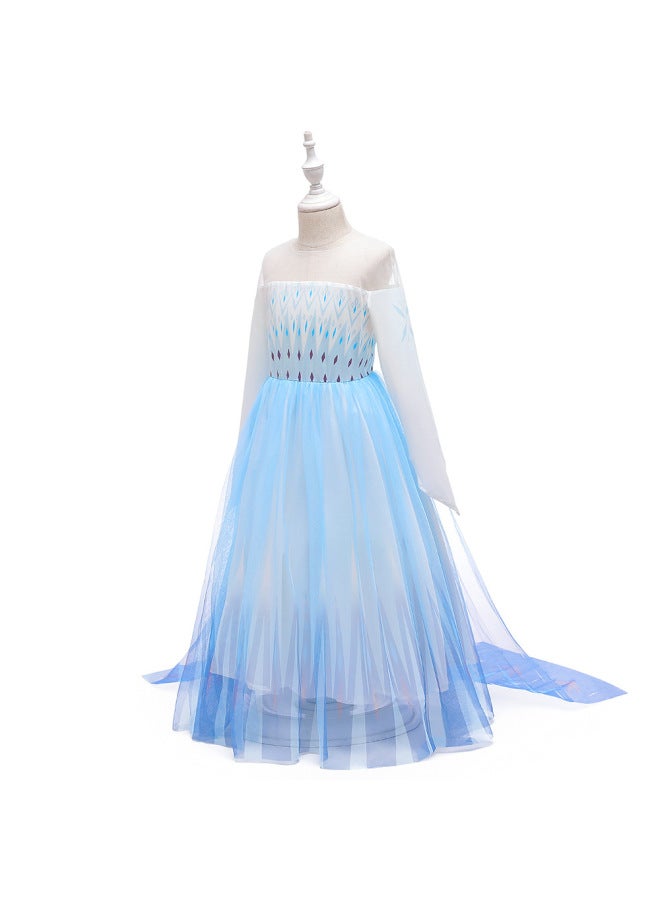 Frozen Ii Elsa And Anna Princess Dress Costume Frozen Licensed Children's Dress