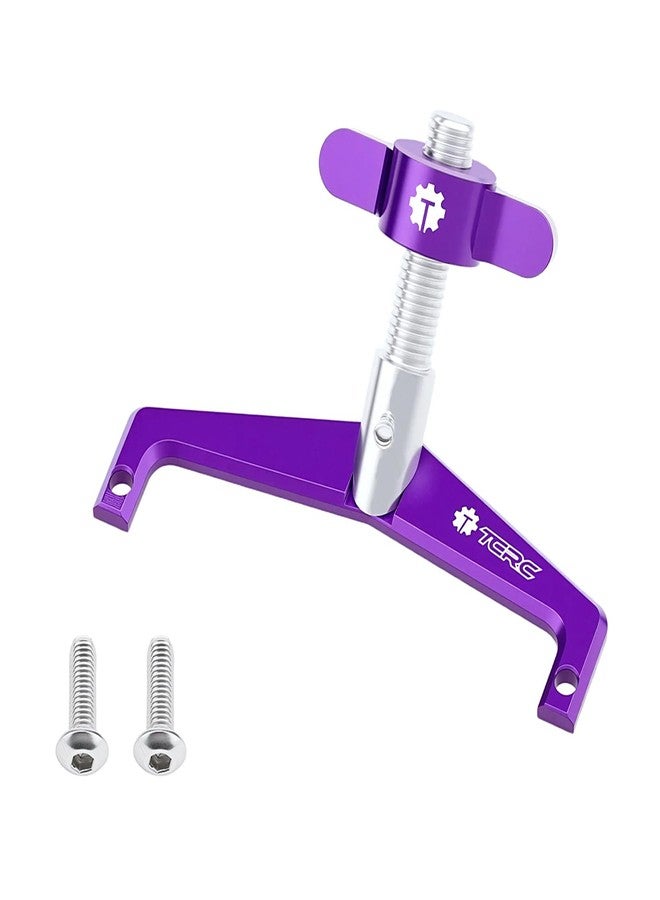 حامل إطار احتياطي من الألومنيوم من TCRC لسيارات التحكم عن بعد Axial 1/8 AXP8 Gilamon Trail Buggy المُطوّرة، لون بنفسجي - Image 1