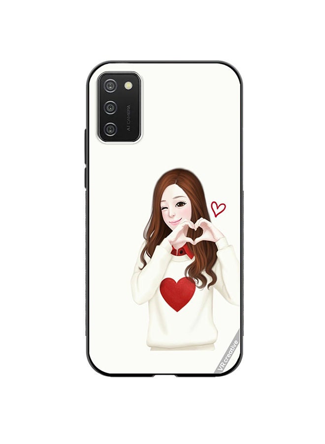 VR CREATIVE Protective Case Cover For Samsung Galaxy A03s Lucy Design Multicolour - Image 1