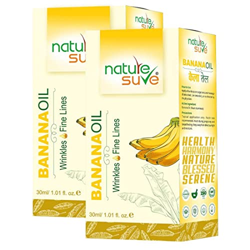 Nature Sure Banana Oil for Wrinkles and Fine Lines in Men & Women - 2 Packs (30ml Each) - Image 1