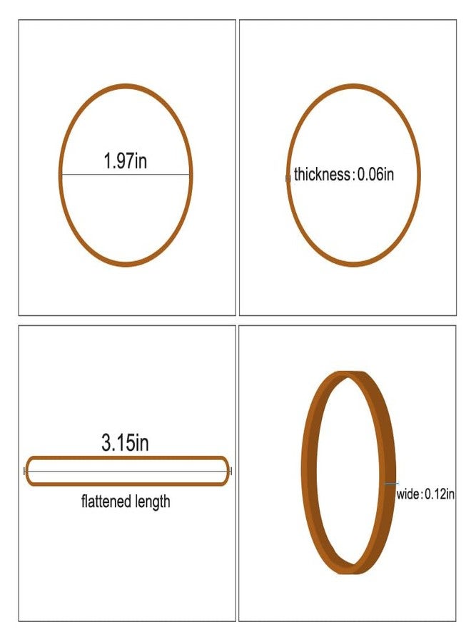 YOUOWO rubber bands size#33 0.4bl,rubber bands office supplies ((3-1/2 x 1/8 Inch) - Image 2