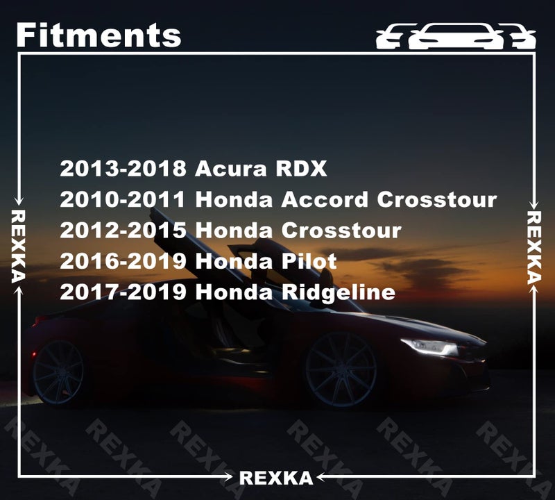 Rexka 30pcs Lower Door Garnish Clip for Honda Acura 75315-TP6-A01 Crosstour Pilot Ridgeline RDX 75315TP6A01 - Image 3