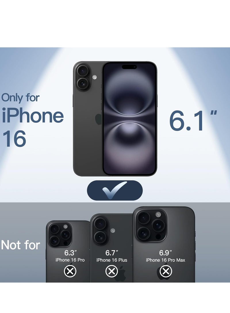 ELTRAZONE Ultra Slim Matte Black Case for iPhone 16 (6.1") – Lightweight, Minimalist Design with Full Camera Lens Protection - Image 2