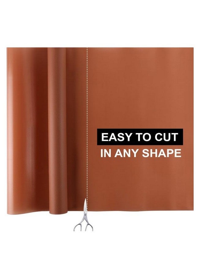 KayJen (30 cm X 5 m) EVA Useful and Multipurpose Anti Slip Mat/Sheet for Fridge, Kitchen, Drawer, Shelf Liner, Brown,EVA - Image 2