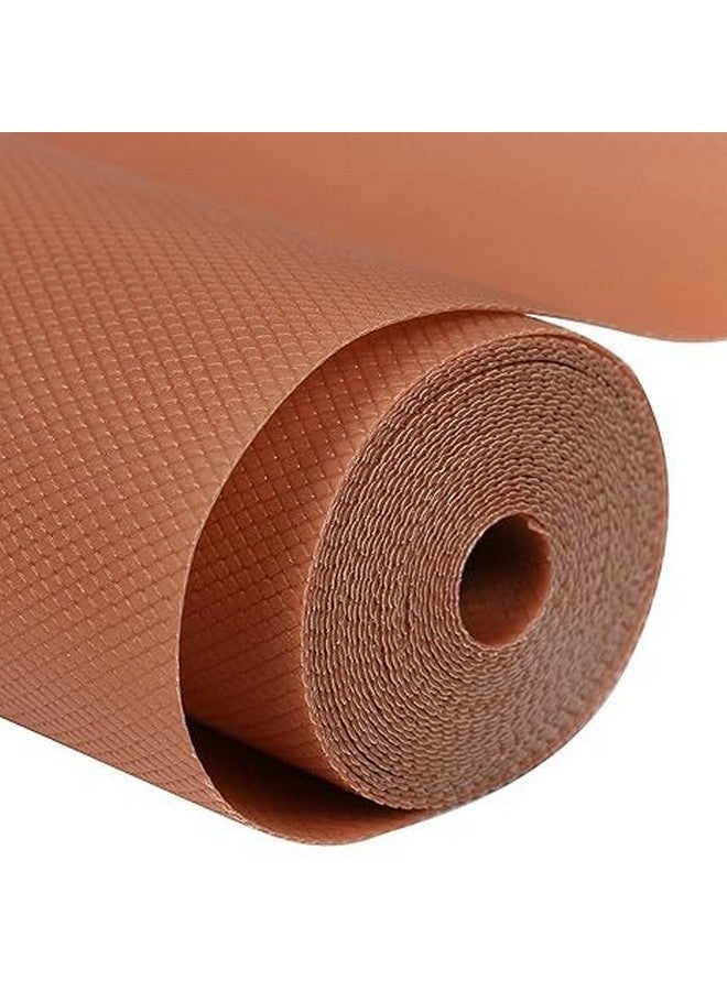 KayJen (30 cm X 5 m) EVA Useful and Multipurpose Anti Slip Mat/Sheet for Fridge, Kitchen, Drawer, Shelf Liner, Brown,EVA - Image 1