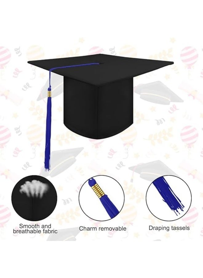 Graduation Cap with Tassel for High School and College Plastics Grad Graduation Cap Adjustable Unisex Adult Graduation Cap Topper Plastics Board Graduation Ceremony Hat Graduation Party Ceremony - Image 3