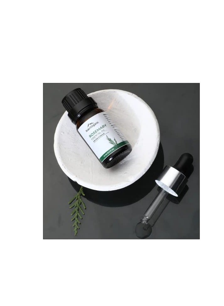 Aravi Organic Aravi Organic Cold Pressed Castor Oil Extra Virgin 200ML Coconut Oil 200ML Rosemary Essential Oil 15ML Pack of 3  - Image 5