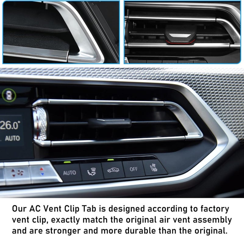 Jaronx Upgraded AC Vent Clips Tab Set for BMW X5 G05/X6 G06/X7 G07 (Right Side) - Image 5