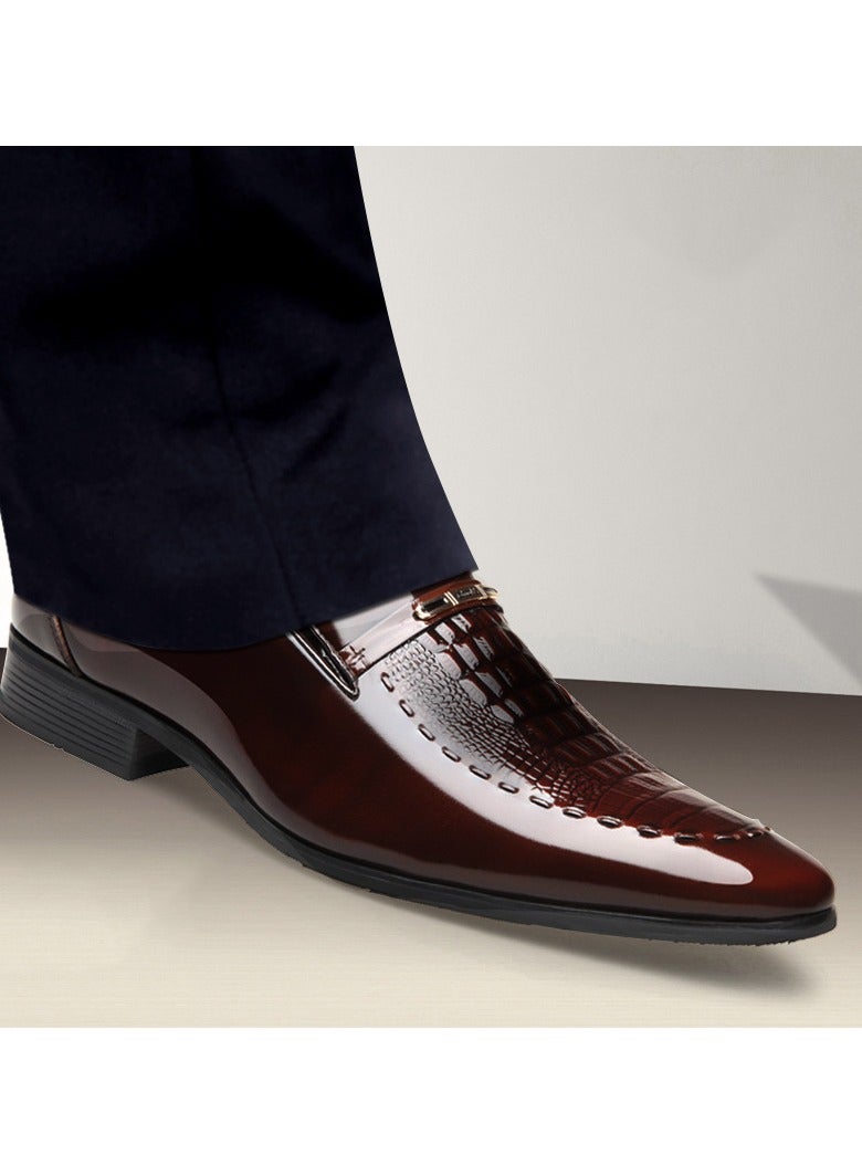Shougu New Men's Business Leather Shoes  - Image 1