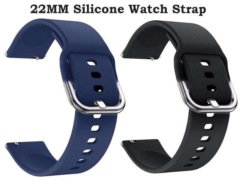 ADAMO 22Mm Watch Strap Compatible For Phoenix Ultra/Phoenix/Pulse 2/Xtend Pro/Xtend Call And All 22Mm Wristwatch And Smartwatches, Assorted - Image 2
