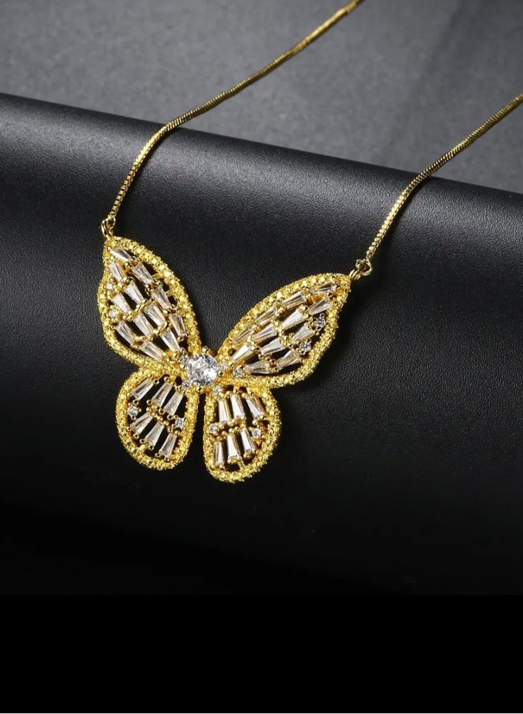 Equal Stylish Stainless Steel 18k Gold Plated Necklace For Women - Image 2