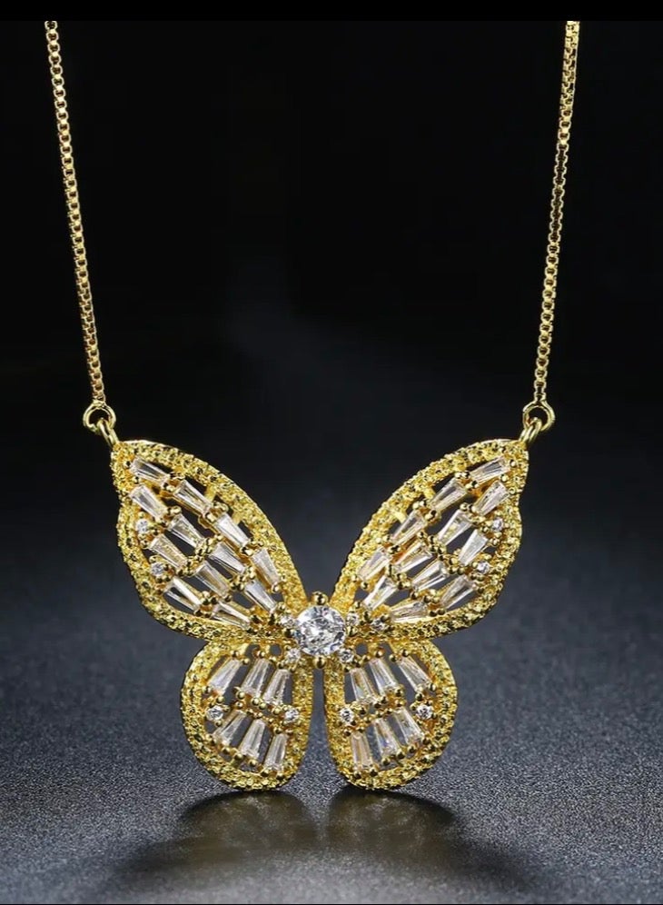 Equal Stylish Stainless Steel 18k Gold Plated Necklace For Women - Image 3