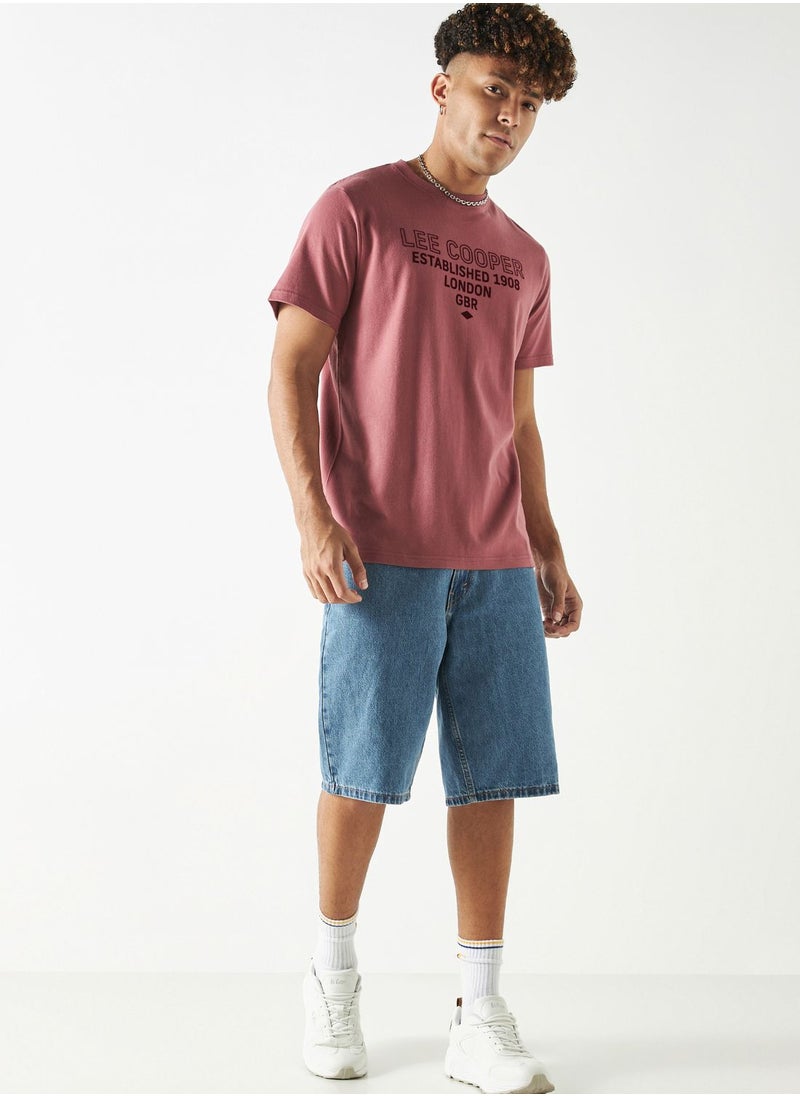Lee Cooper - Slogan Crew Neck T-Shirt - Image 1