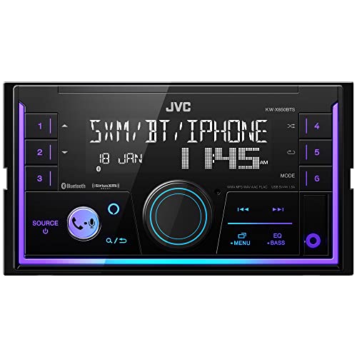 JVC KW-X850BTS Bluetooth Car Stereo Digital Media Receiver with USB Port, AM/FM Radio, MP3 Player, Amazon Alexa, Android, iPhone, Double DIN, 13-Band EQ - Image 2