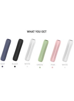 Generic Silicone Anti-Slip Grip Holder Sleeve Accessories for Apple Pencil 1st & 2nd Generation (6 Pack) - Soft and Comfortable Design for Enhanced Control and Comfort.  - Image 2
