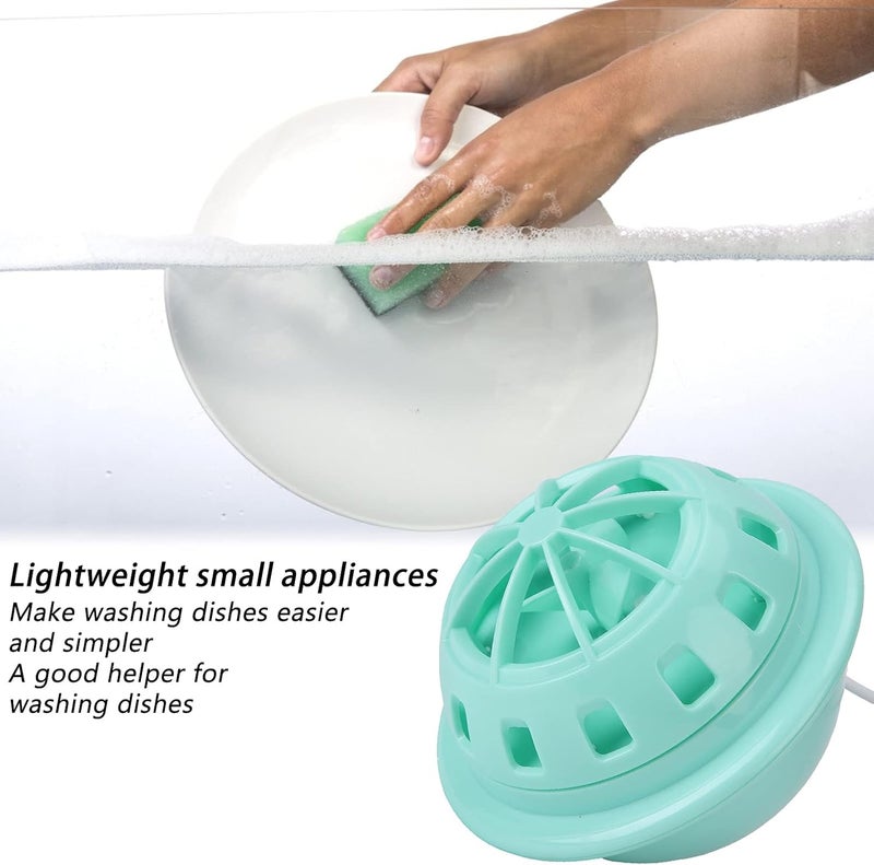 Zerodis USB Dishwasher, Dish Washing Machine Household Kitchen Supply 15 Minutes Quickly Remove To Dishware Fruit Vegetable(green) - Image 2