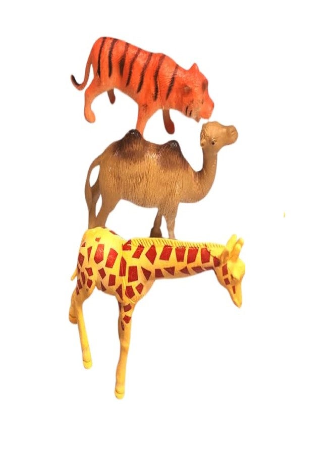 Birthday Party Return Gift Forest Animal Toys for Kids Wild Zoo Animals Set Toys Jungle Safari Janwar Toys Animalsideas Bulk for Kids Children Boys Girls Gifts Cradle cermony Baby Naming Pack of 12 - Image 2