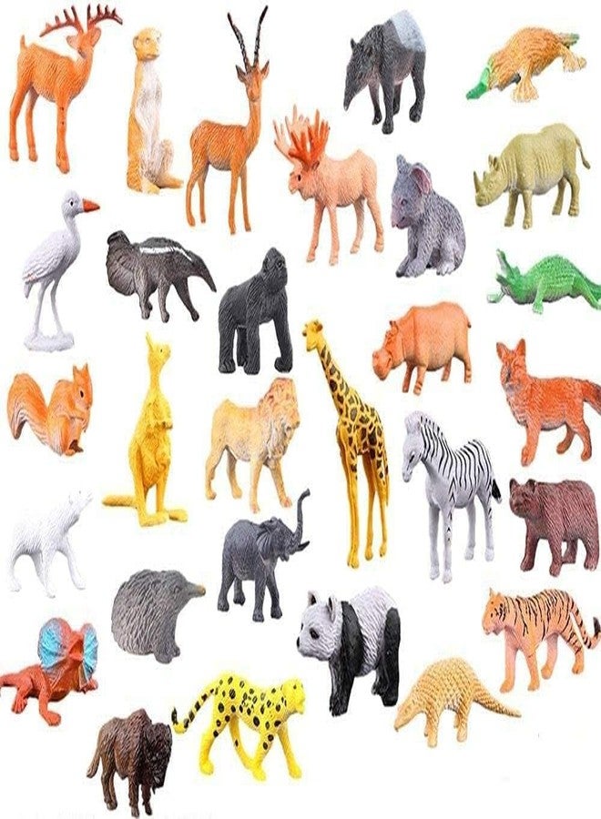 Birthday Party Return Gift Forest Animal Toys for Kids Wild Zoo Animals Set Toys Jungle Safari Janwar Toys Animalsideas Bulk for Kids Children Boys Girls Gifts Cradle cermony Baby Naming Pack of 12 - Image 4