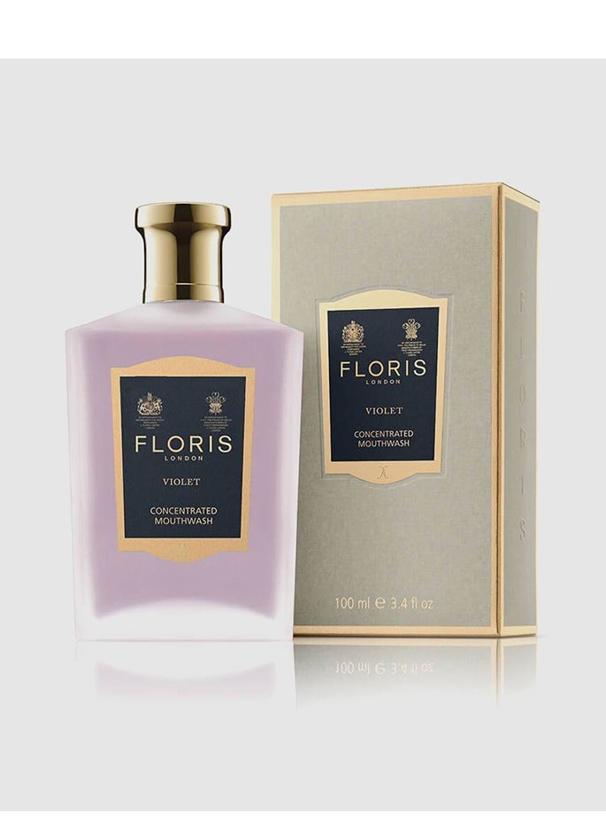 Floris London Concentrated Violet Mouthwash - 100 ml - Image 1